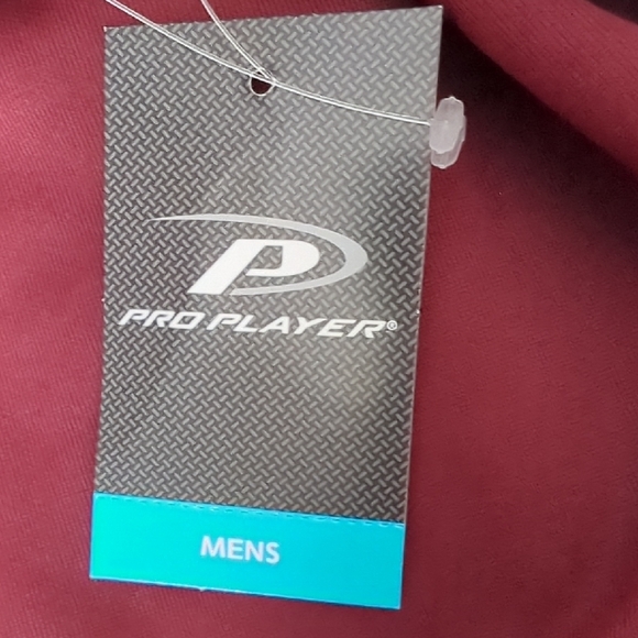 Men's Burgundy and Black Track Jackets - Picture 3 of 3